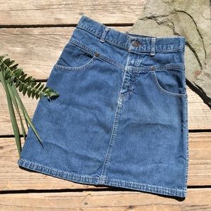 Vintage 80s Calvin Klein jean skirt tag size 3